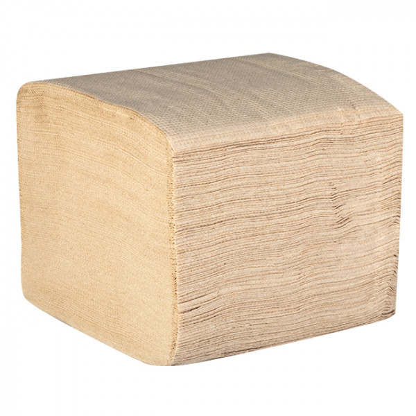 Papier toilette écologique plié en V en paquets