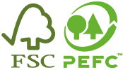 Logos FSC et PEFC