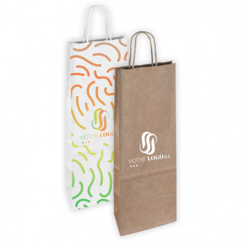 Sacs à bouteilles en papier personnalisés