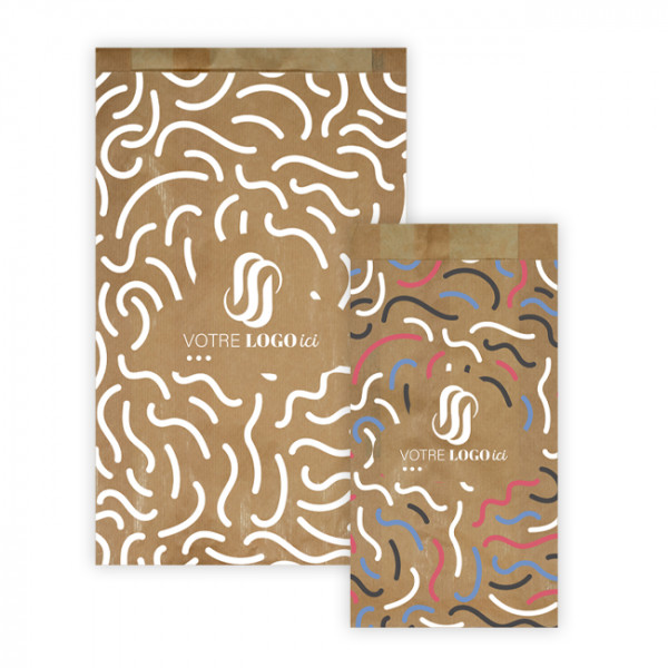 Sachets à fruits et légumes en papier personnalisés