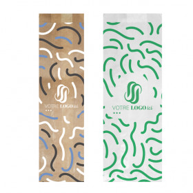 Sachets pain baguette tradition en papier personnalisés Thouy.net