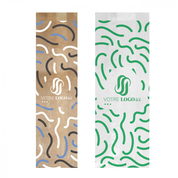 Sachets pain baguette tradition en papier personnalisés Thouy.net