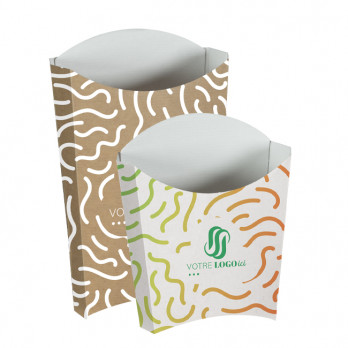 Étuis à frites en carton personnalisés