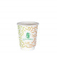 Gobelet 8 Oz 100% carton 0% plastique double paroi personnalisé - Impression couleurs illimitées