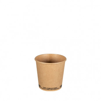 Gobelet 100% carton kraft 0% plastique 4 Oz