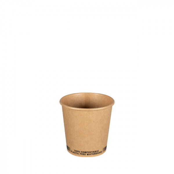 Gobelet 100% carton kraft 0% plastique 4 Oz