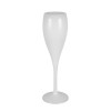 Flûte à champagne réutilisable translucide 16 cL