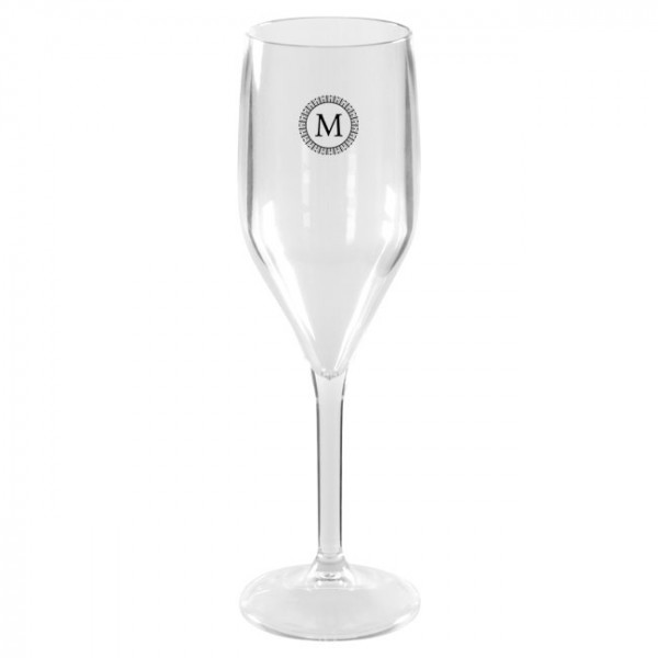 Flûte à champagne réutilisable personnalisée - Gamme Luxe