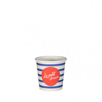 Gobelet 4 Oz 100% carton 0% plastique personnalisé - Impression couleurs illimitées