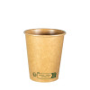 Gobelet 100% carton 0% plastique kraft 8oz