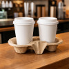 Porte gobelet café pour 2 gobelets en carton