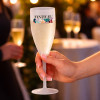 Flute à champagne personnalisé pour festival