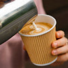 Gobelet en carton triple paroi pour latte art