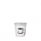 Gobelet carton blanc décoré 4 Oz - Collection tendance