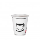 Gobelet carton blanc décoré 8 Oz - Collection tendance
