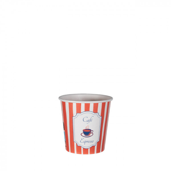 Gobelet carton décoré 4 Oz - Collection vintage