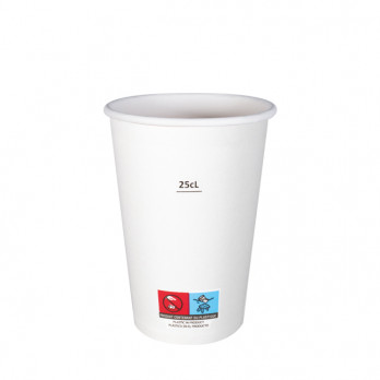 Gobelet carton blanc 12 Oz