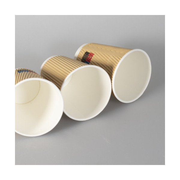 gobelet carton triple paroi kraft 12 oz, gobelets en carton, 33 cl, gobelets carton blancs 12 oz.