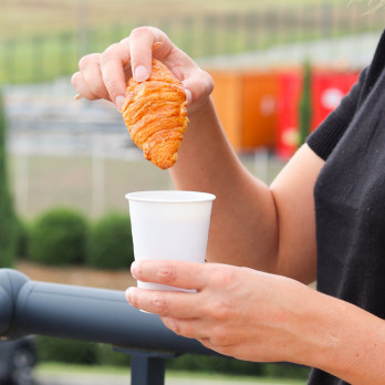 Gobelet carton blanc 6 Oz