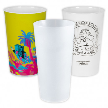 Gobelets réutilisables translucides 60 cL