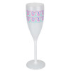 Flûte à champagne réutilisable 16 cL personnalisée - Impression digitale couleurs illimitées