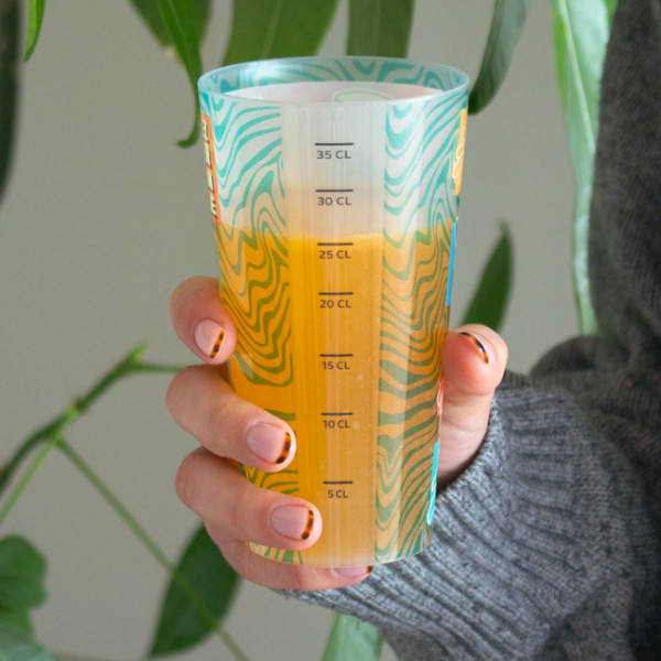 Gobelet réutilisable 40 cL personnalisé - Impression digitale couleurs illimitées