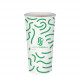 Gobelet 22 Oz 100% carton 0% plastique personnalisé - Impression jusqu'à 3 couleurs
