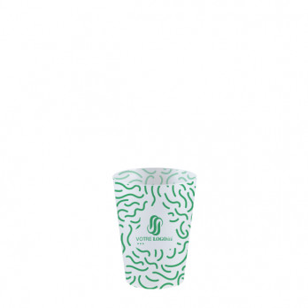 Gobelet réutilisable 12 cL personnalisé - Impression digitale couleurs illimitées