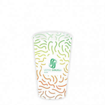 Gobelet réutilisable 33 cL personnalisé - Impression digitale couleurs illimitées
