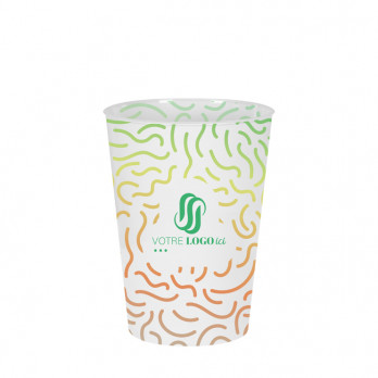Gobelet réutilisable 50 cL personnalisé - Impression digitale couleurs illimitées