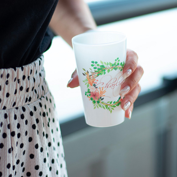 Gobelets réutilisables personnalisés