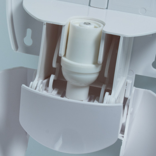 Distributeur de savon liquide Alphamouss M 800 mL - Plastique ABS blanc