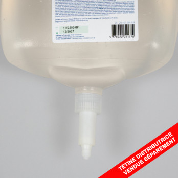 Savon désinfectant virucide mains Sanitizer Alphamouss L en recharge de 1 L