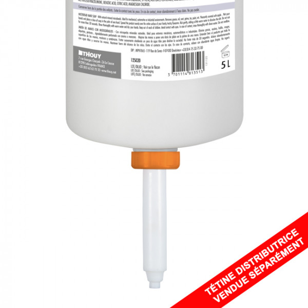 Savon mains microbilles 5 L tétine