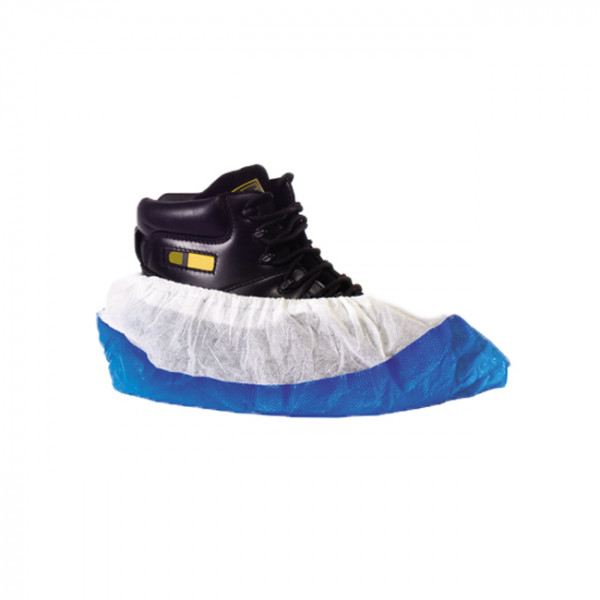 Surchaussure blanche anti-dérapante