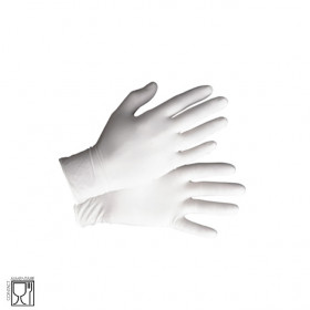 gants professionnels en latex blanc non poudré