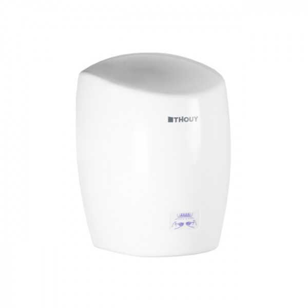 Sèche-mains électrique automatique en ABS blanc