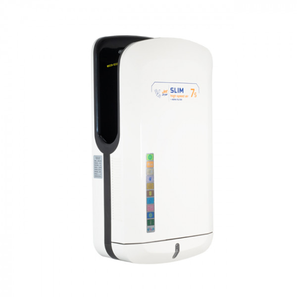 Sèche-mains électrique Jet Typhon 1550W - ABS blanc