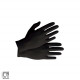 Gant nitrile noir non poudré taille M