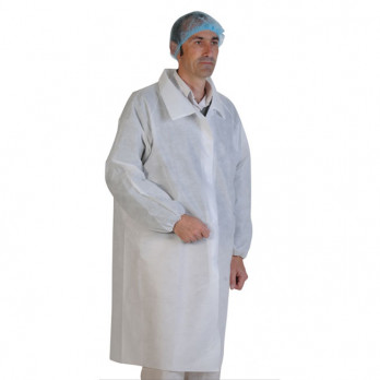 Blouse blanche jetable