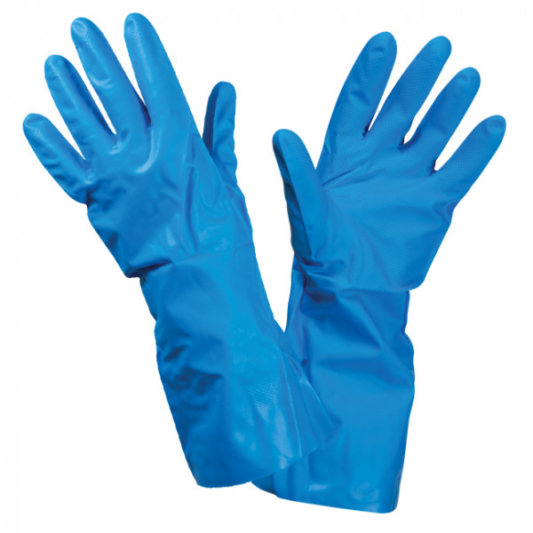 Gants nitrile bleu XL pour protection individuelle