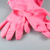 gant de ménage rose taille M en latex naturel 12G003 paire gants ménage rose latex naturel 12G003