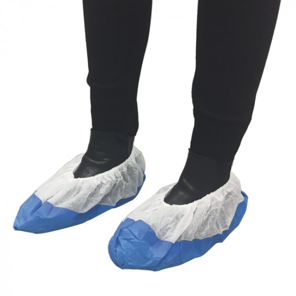 Jetable manchette élastique bleue et EPI.