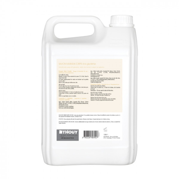 Lavage et désinfection pour les mains + Gel d'atelier 5L.