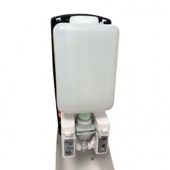 Distributeur automatique de savon et gel hydroalcoolique 1 L - Plastique ABS blanc