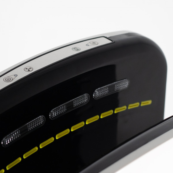 Sèche-mains électrique auto, Blanc ABS, 1200 W. Hygiène des mains incluse.