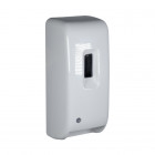 Distributeur automatique de gel hydroalcoolique 1 L - Plastique ABS blanc