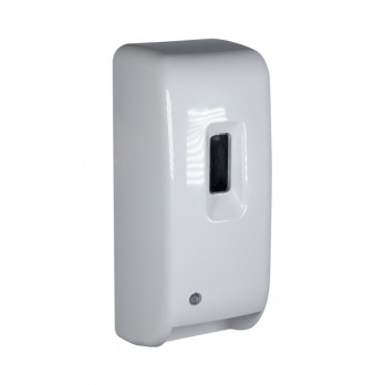 Distributeur automatique de gel hydroalcoolique 1 L - Plastique ABS blanc