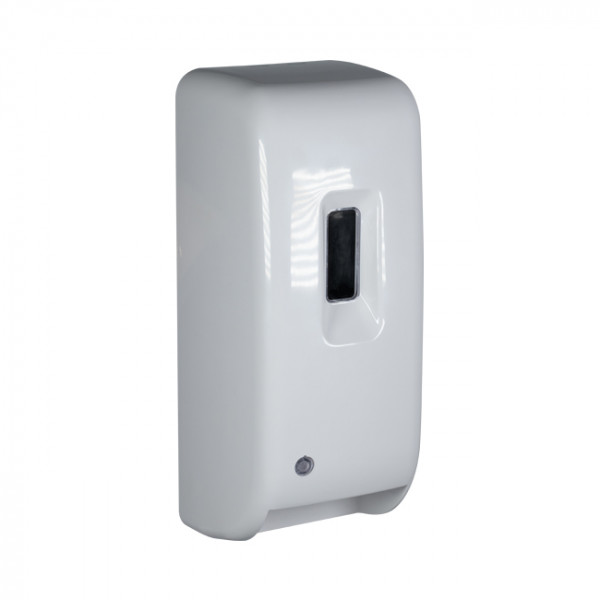 Distributeur automatique de gel hydroalcoolique 1 L - Plastique ABS blanc