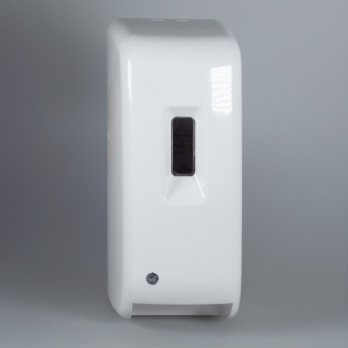 Distributeur automatique de gel hydroalcoolique 1 L - Plastique ABS blanc